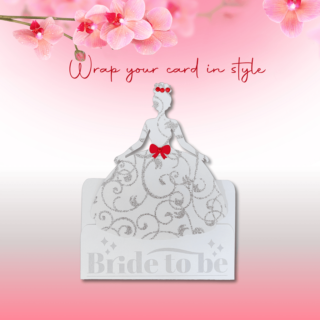 Gift Card Wrap ~ Bride.to.Be - LazorInk