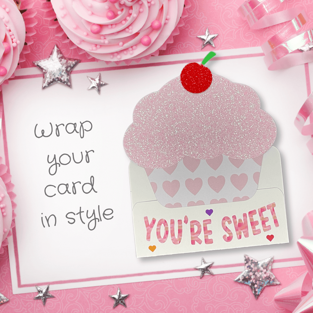 Gift Card Wrap ~ Cupcake - LazorInk