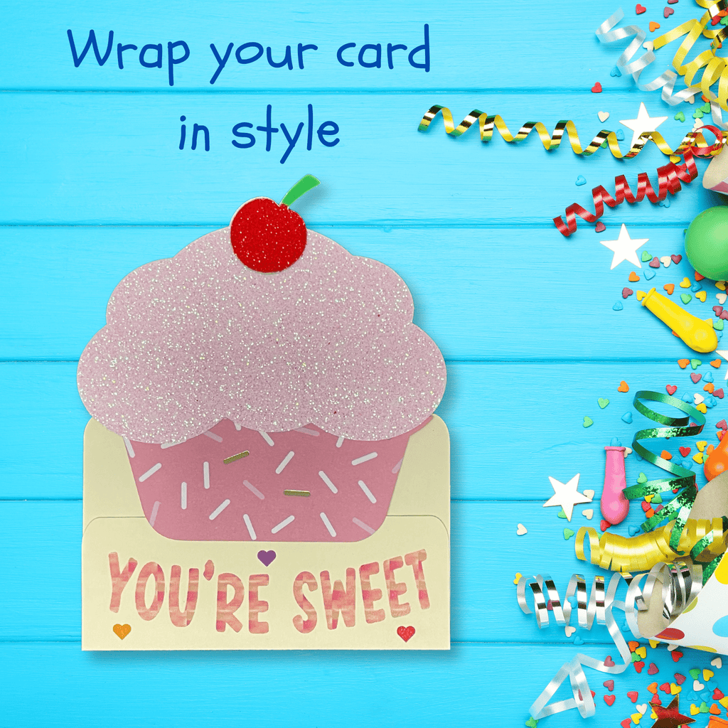 Gift Card Wrap ~ Cupcake - LazorInk
