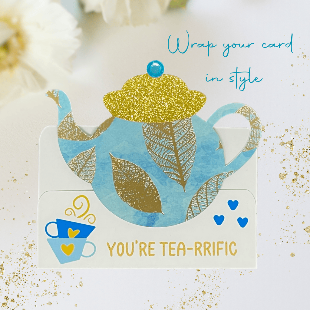 Gift Card Wrap ~ The Little Teapot - LazorInk