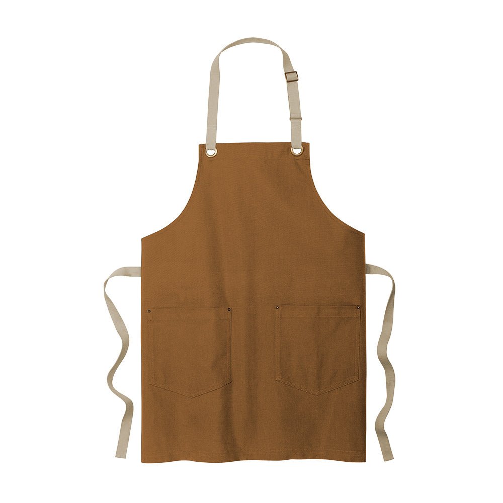 Port Authority® Canvas Full-Length Two-Pocket Apron - LazorInk